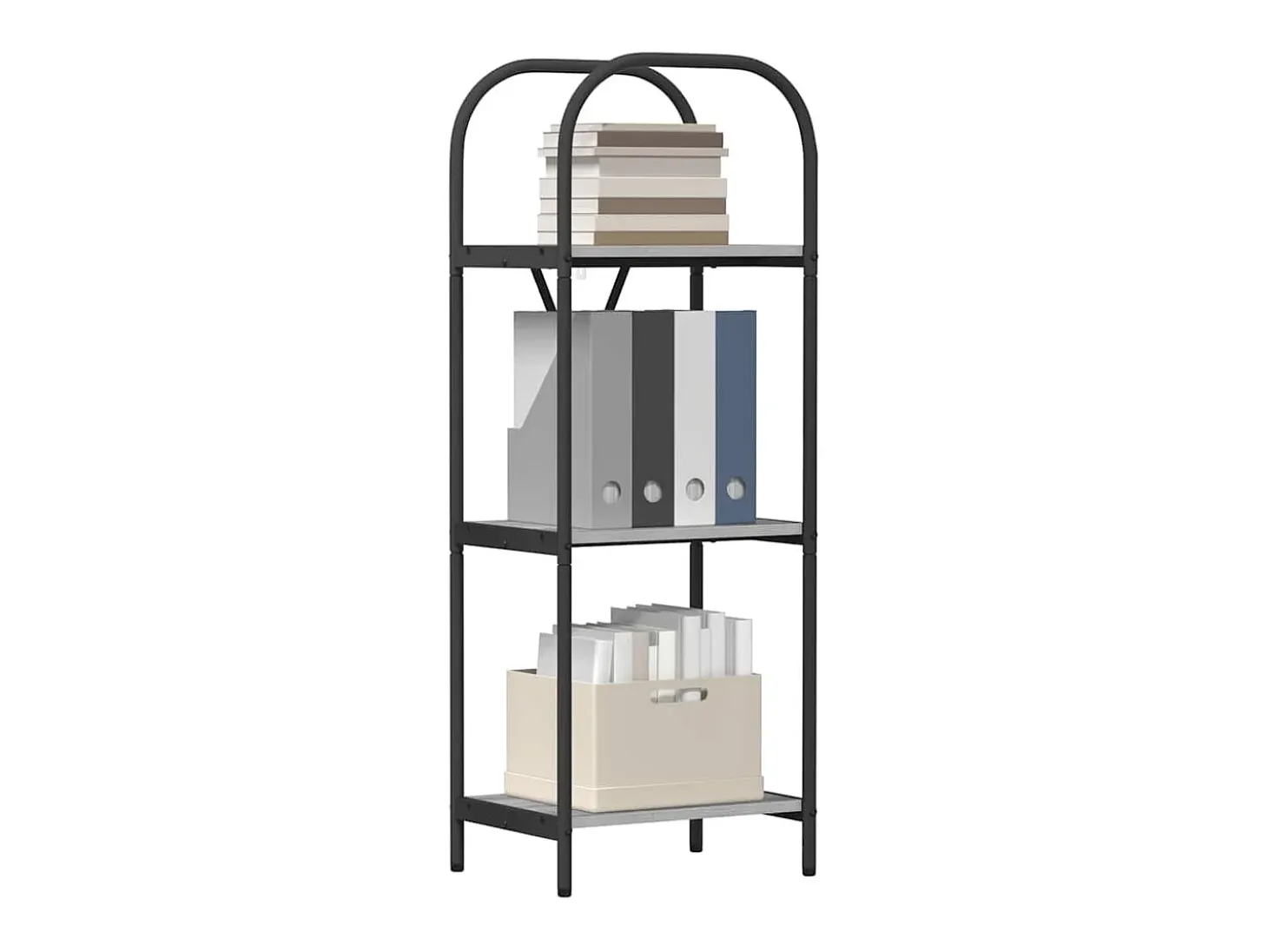 Estante de libros Gris sonoma 40 x 30 x 109 cm