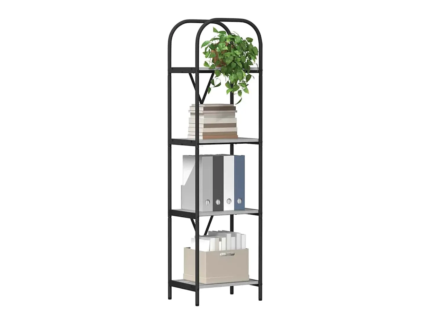 Estante de libros Gris sonoma 40 x 30 x 146 cm