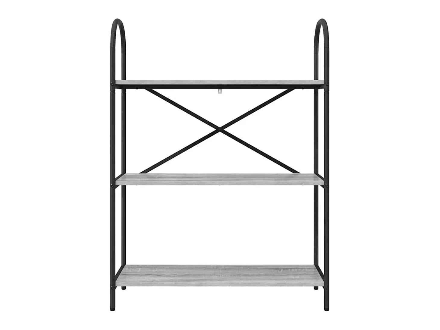 Estante de libros Gris sonoma 80 x 30 x 109 cm
