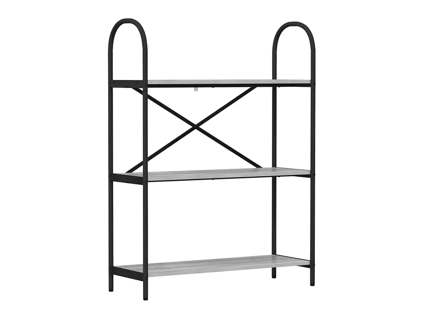 Estante de libros Gris sonoma 80 x 30 x 109 cm