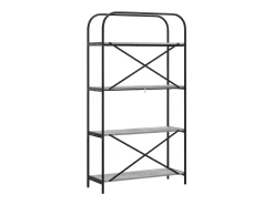 Estante de libros Gris sonoma 80 x 30 x 146 cm