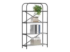 Estante de libros Gris sonoma 80 x 30 x 146 cm