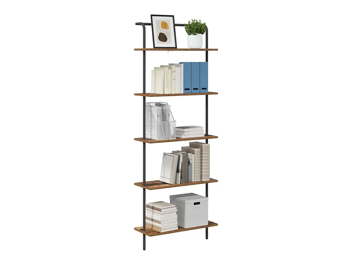 Estante de libros Madera vieja 60 x 24 x 168 cm