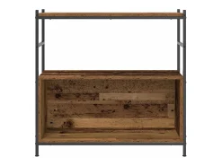 Estante de libros Roble ahumado 80 x 30 x 78.5 cm