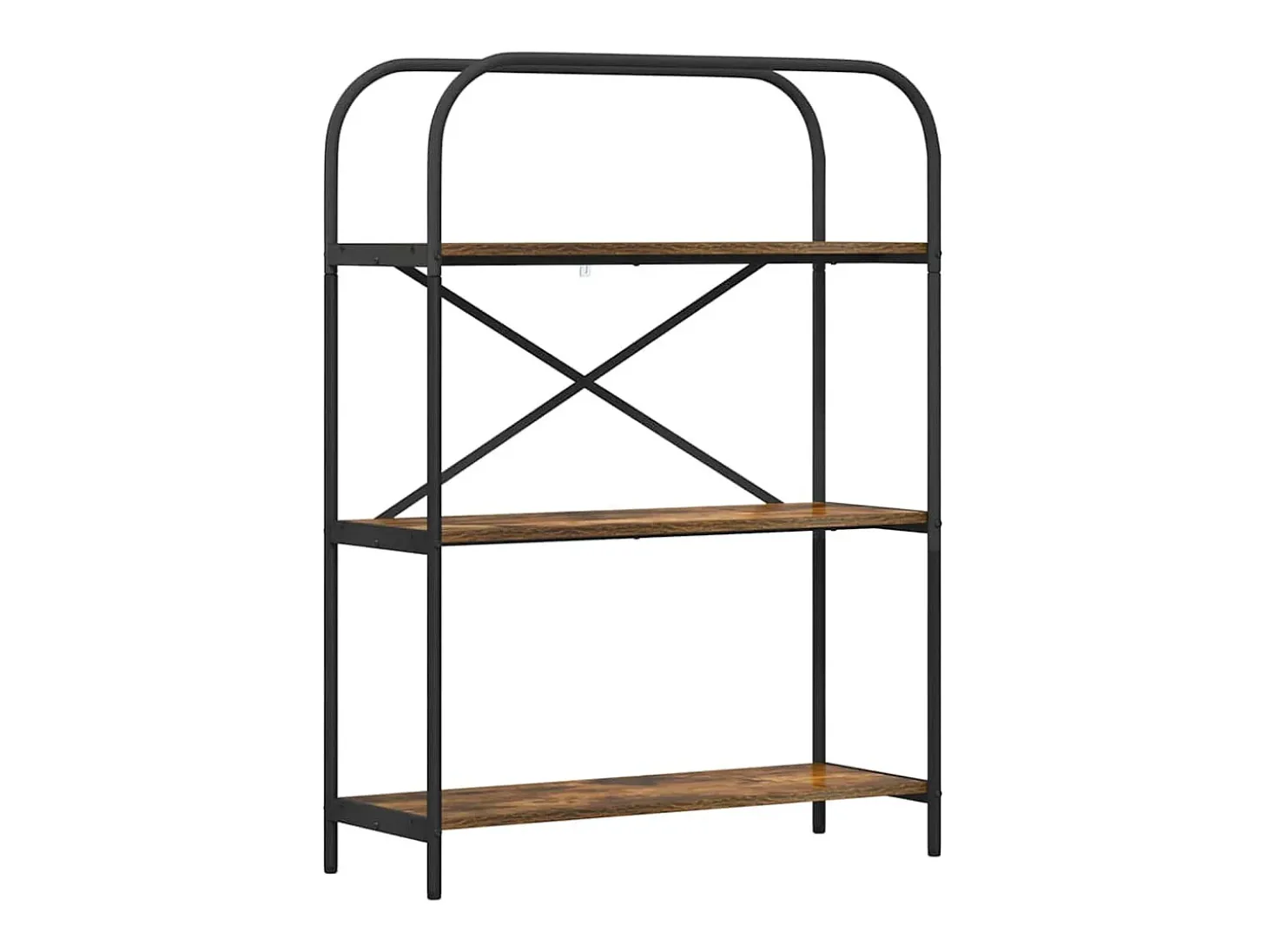 Estante de libros Roble ahumado 80 x 30 x 109 cm