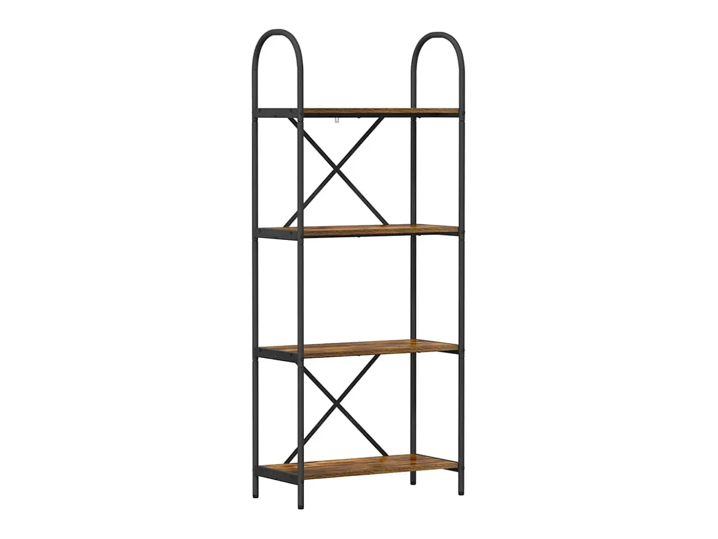 Estante de libros Roble ahumado 60 x 30 x 146 cm