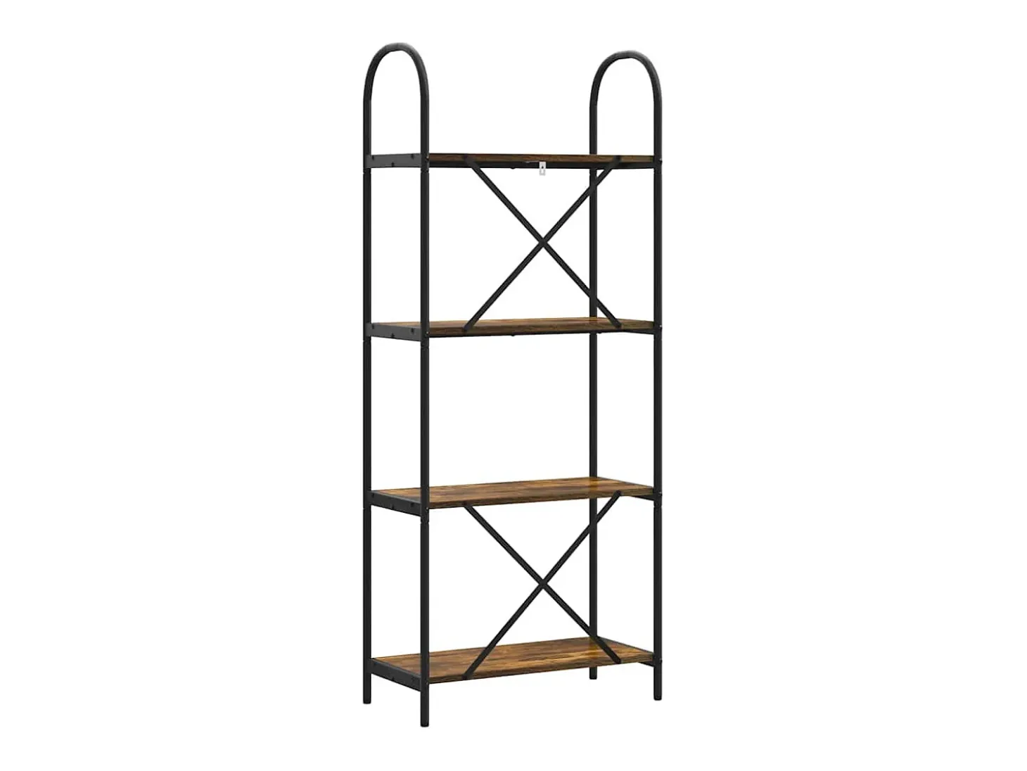 Estante de libros Roble ahumado 60 x 30 x 146 cm
