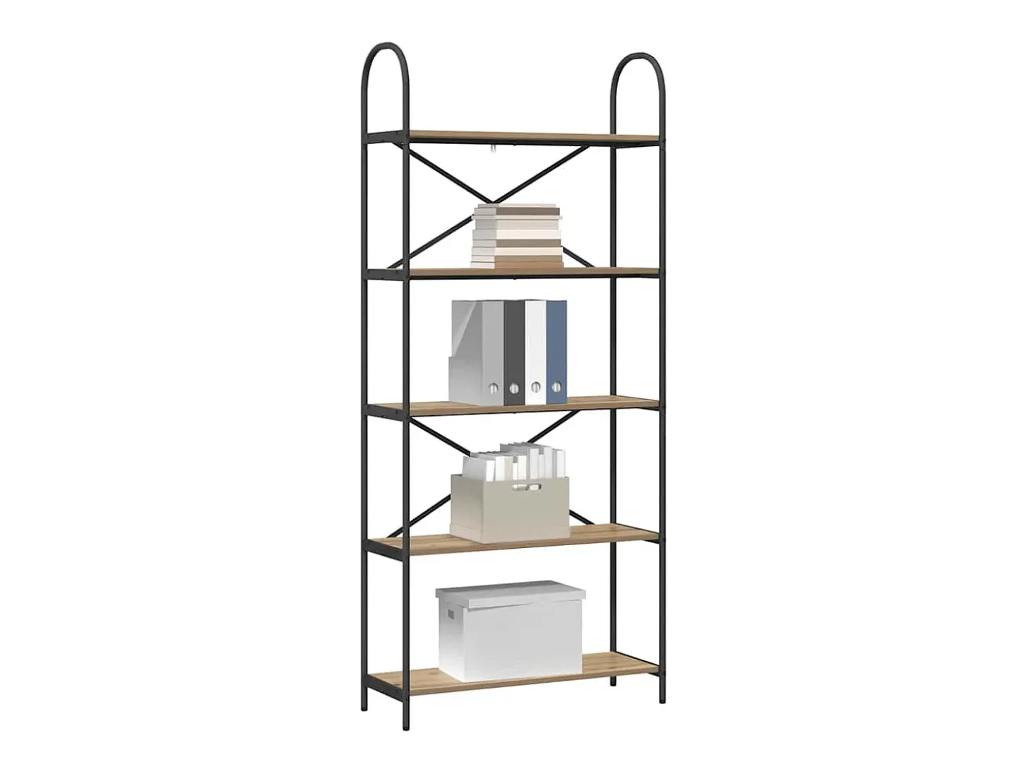 Estante de libros Roble artisan 80 x 30 x 183 cm
