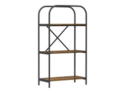 Estante de libros Roble ahumado 60 x 30 x 109 cm