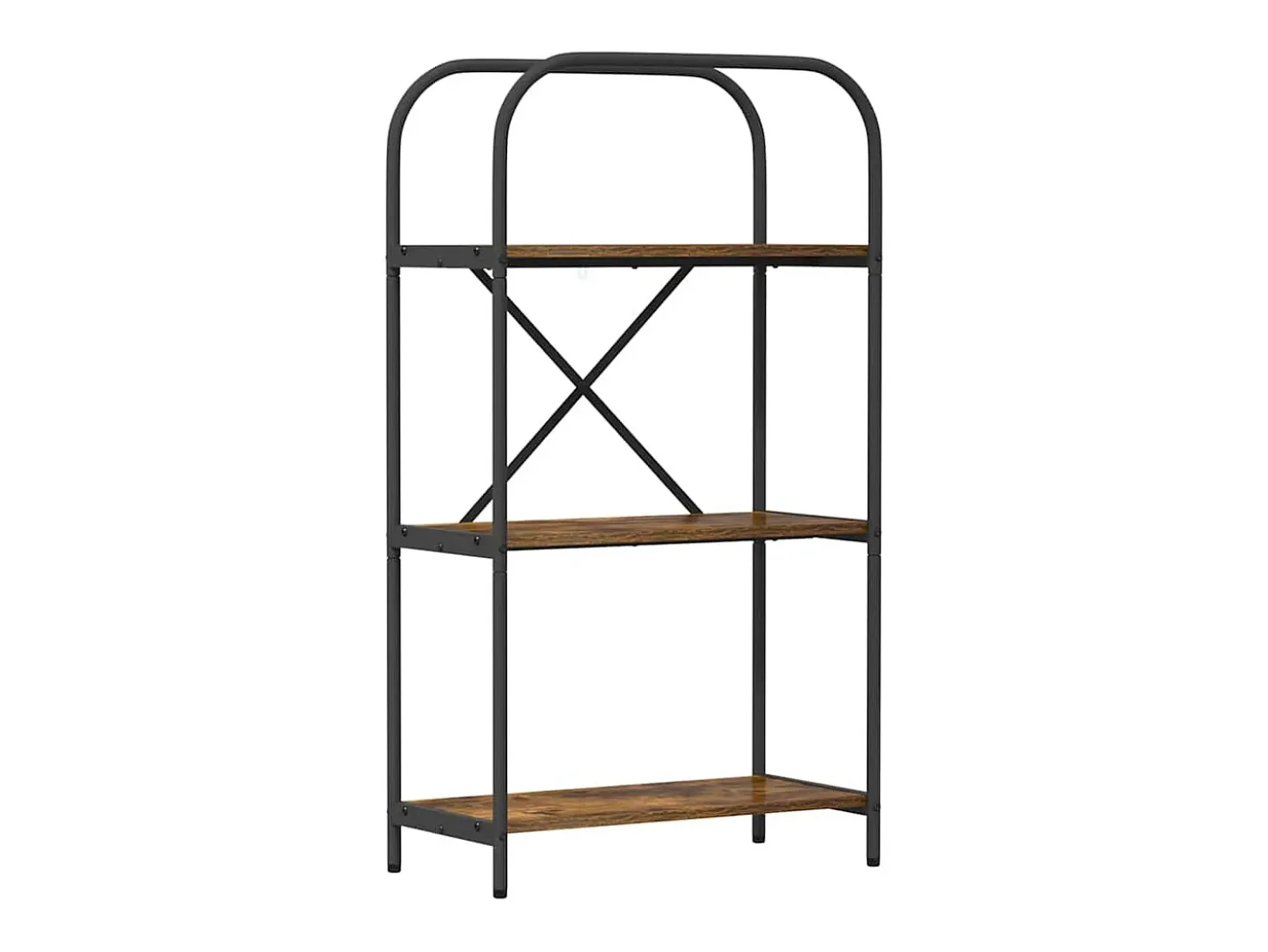 Estante de libros Roble ahumado 60 x 30 x 109 cm