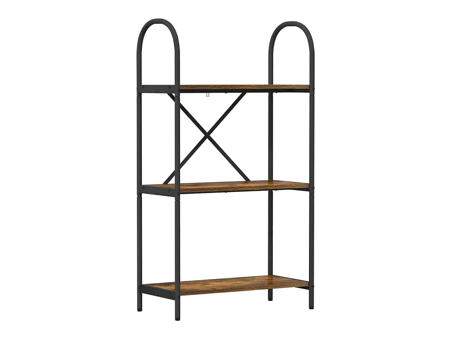 Estante de libros Roble ahumado 60 x 30 x 109 cm