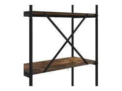 Estante de libros Roble ahumado 60 x 30 x 146 cm