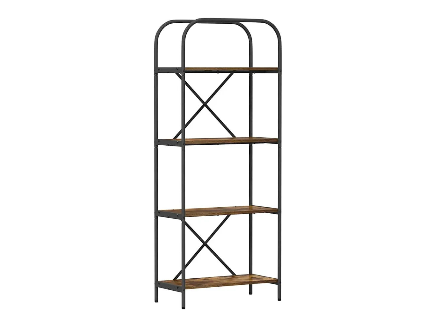 Estante de libros Roble ahumado 60 x 30 x 146 cm