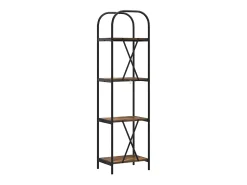Estante de libros Roble ahumado 40 x 30 x 146 cm