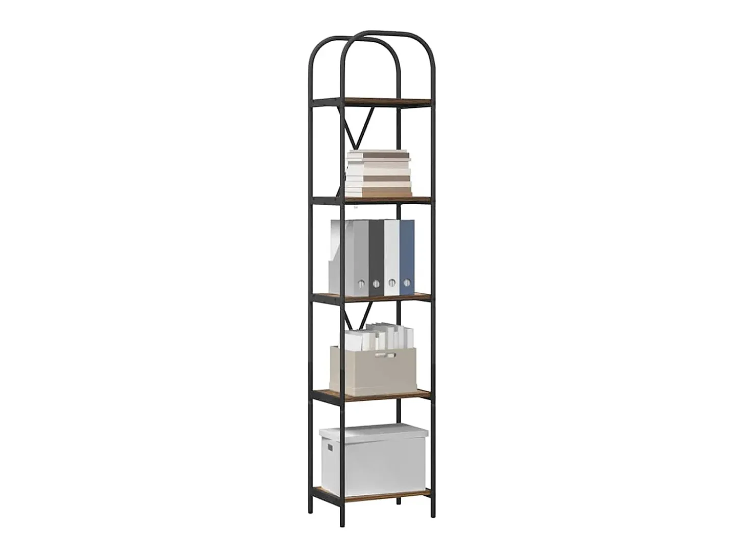 Estante de libros Roble ahumado 40 x 30 x 183 cm