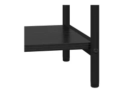 Estante de libros Roble negro 60 x 30 x 109 cm