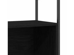Estante de libros Roble negro 80 x 30 x 78.5 cm