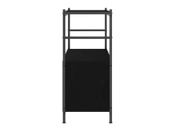 Estante de libros Roble negro 80 x 30 x 78.5 cm