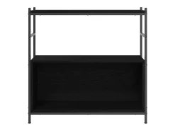 Estante de libros Roble negro 80 x 30 x 78.5 cm