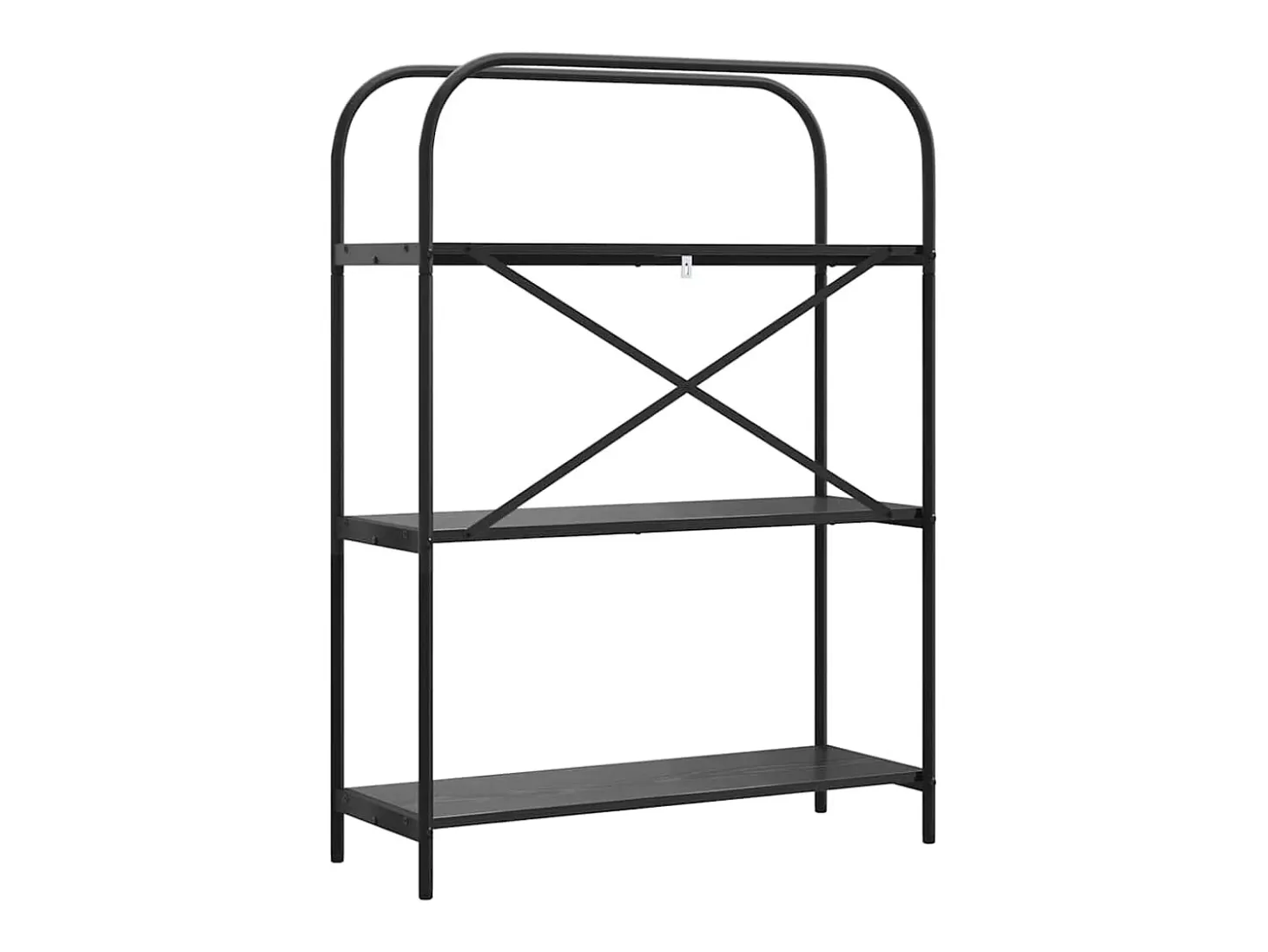Estante de libros Roble negro 80 x 30 x 109 cm