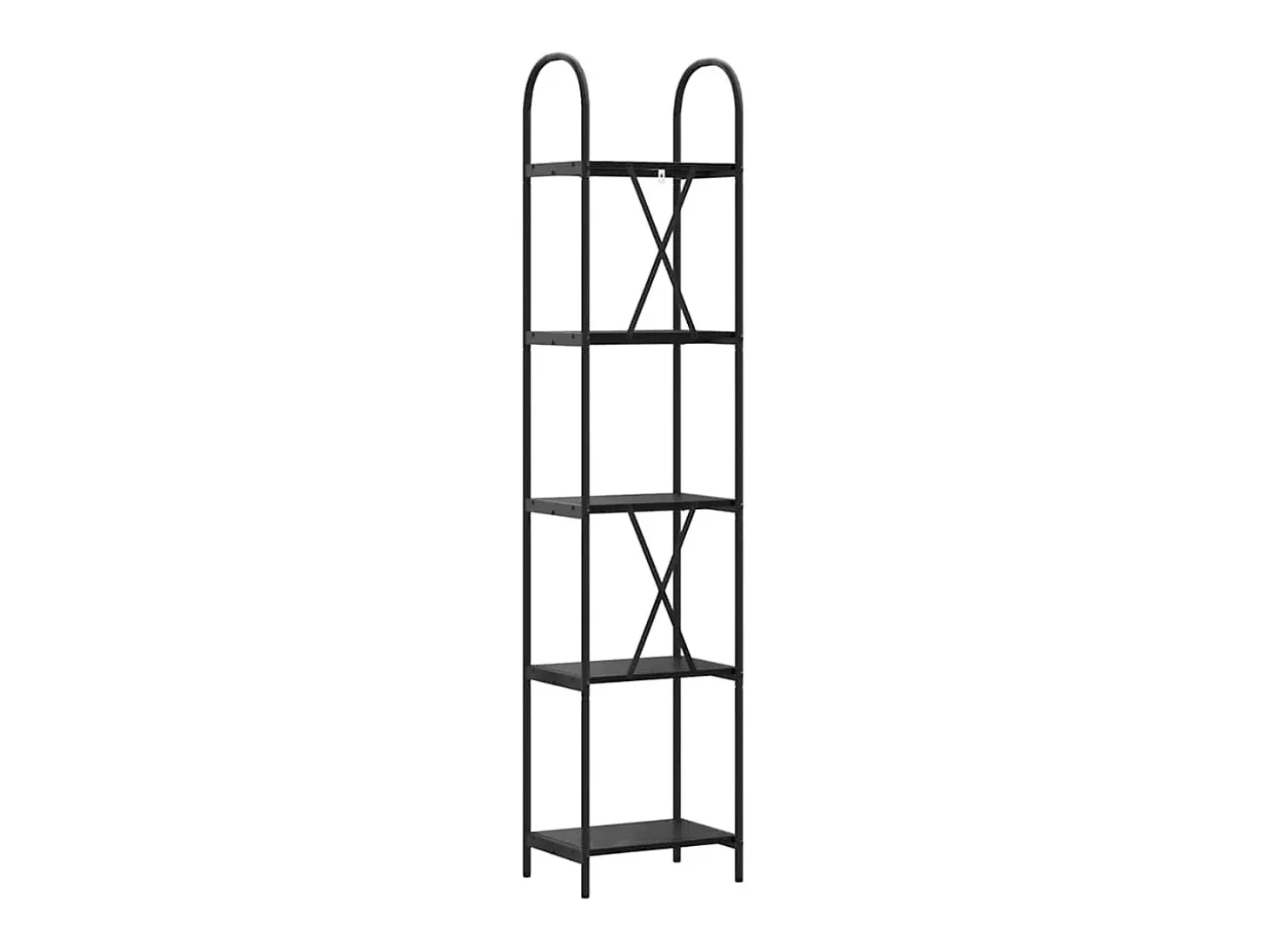 Estante de libros Roble negro 40 x 30 x 183 cm