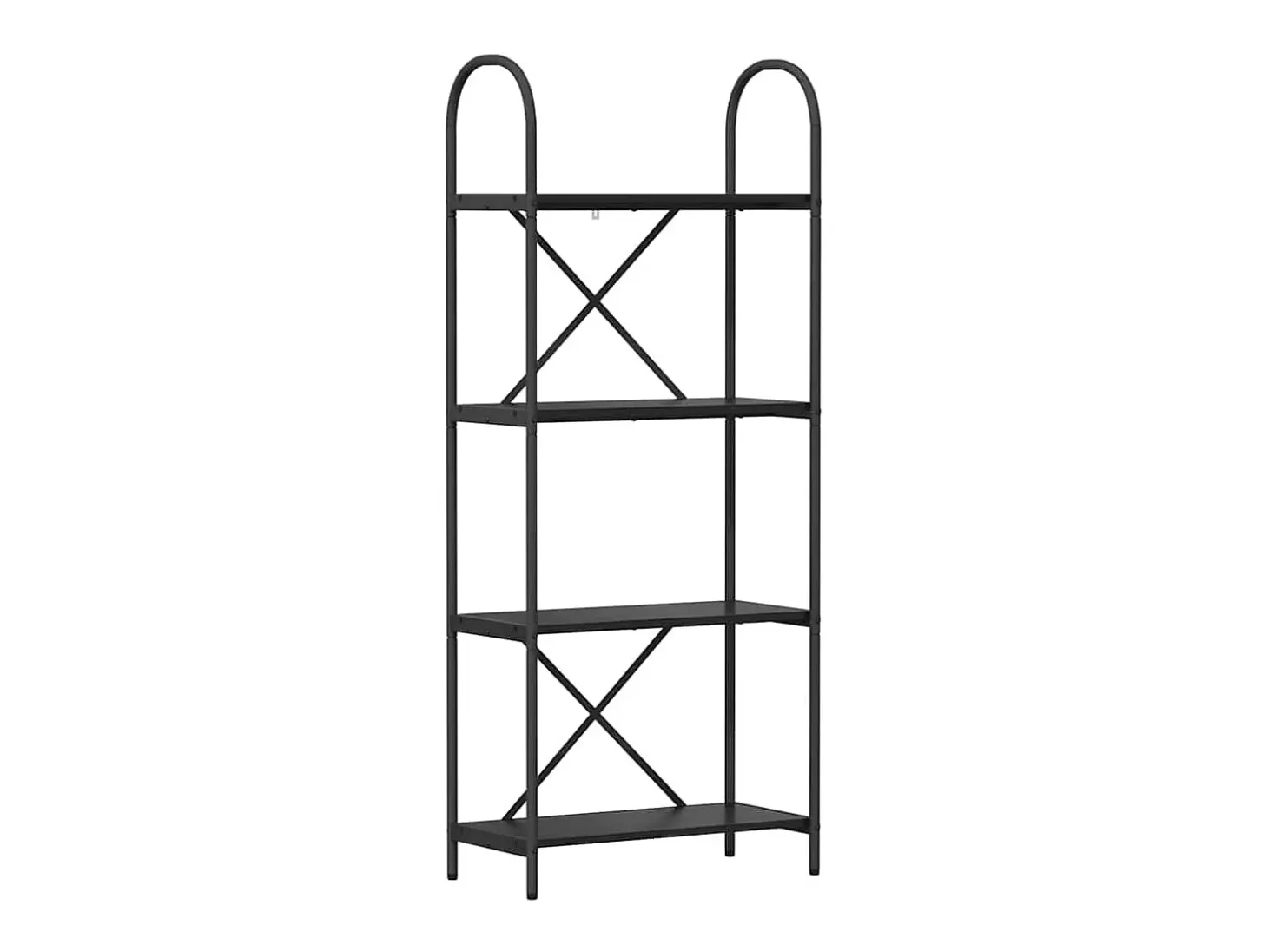 Estante de libros Roble negro 60 x 30 x 146 cm