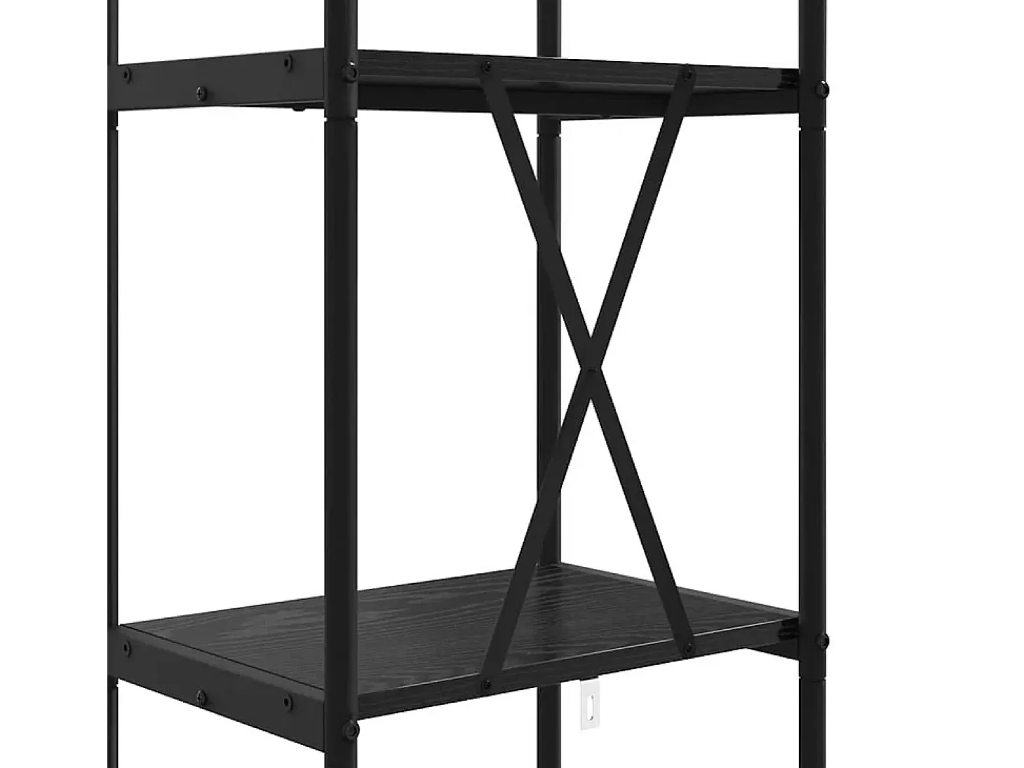 Estante de libros Roble negro 40 x 30 x 146 cm