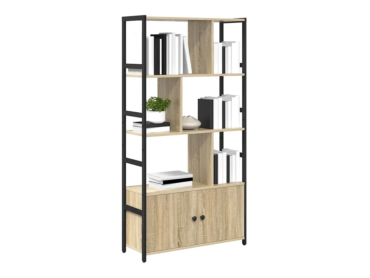 Estante de libros Roble Sonoma 80 x 30 x 155.5 cm