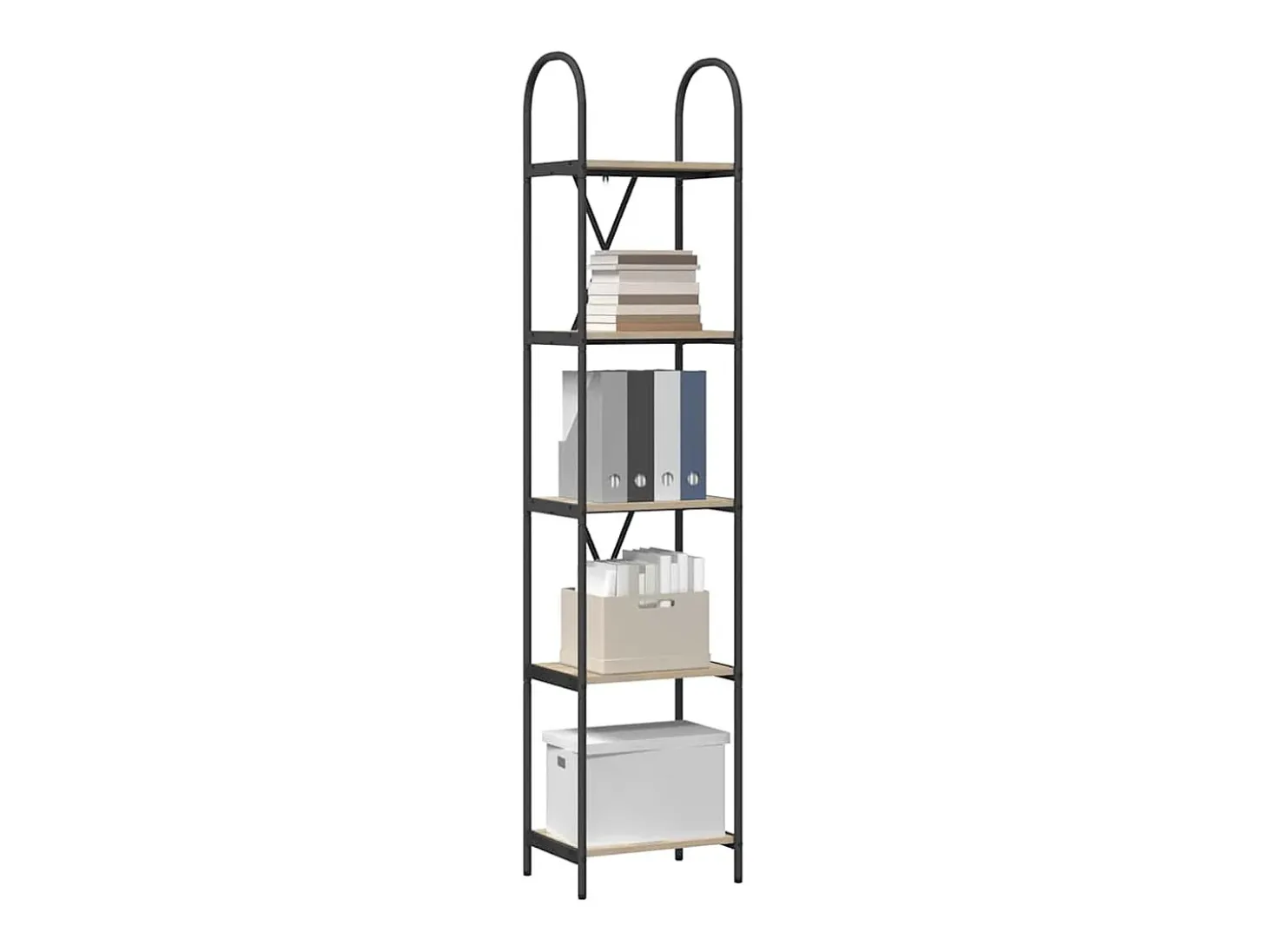 Estante de libros Roble Sonoma 40 x 30 x 183 cm