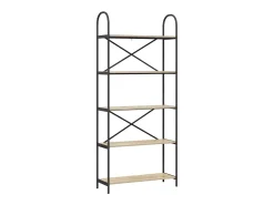Estante de libros Roble Sonoma 80 x 30 x 183 cm
