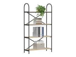 Estante de libros Roble Sonoma 80 x 30 x 146 cm
