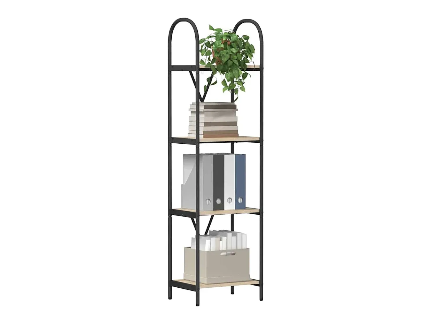 Estante de libros Roble Sonoma 40 x 30 x 146 cm