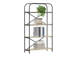 Estante de libros Roble Sonoma 80 x 30 x 146 cm