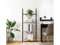 Estante de libros Roble Sonoma 60 x 30 x 146 cm
