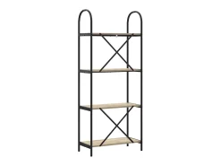 Estante de libros Roble Sonoma 60 x 30 x 146 cm