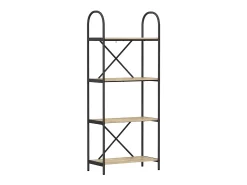 Estante de libros Roble Sonoma 60 x 30 x 146 cm