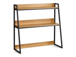 Estante de Oficina SucceBuy 2 Niveles Adecuado para la Oficina y el Hogar con Patas Antideslizantes, Midiendo 95 x 32 x 89 cm