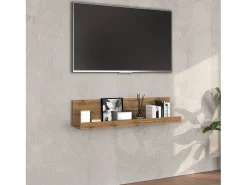 Estante de pared Chronos color roble 120x25x28 cm