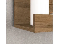 Estante de pared Chronos color roble 120x25x28 cm