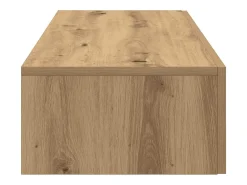 Estante de pared con cajones, roble artesanal, madera de ingeniería.