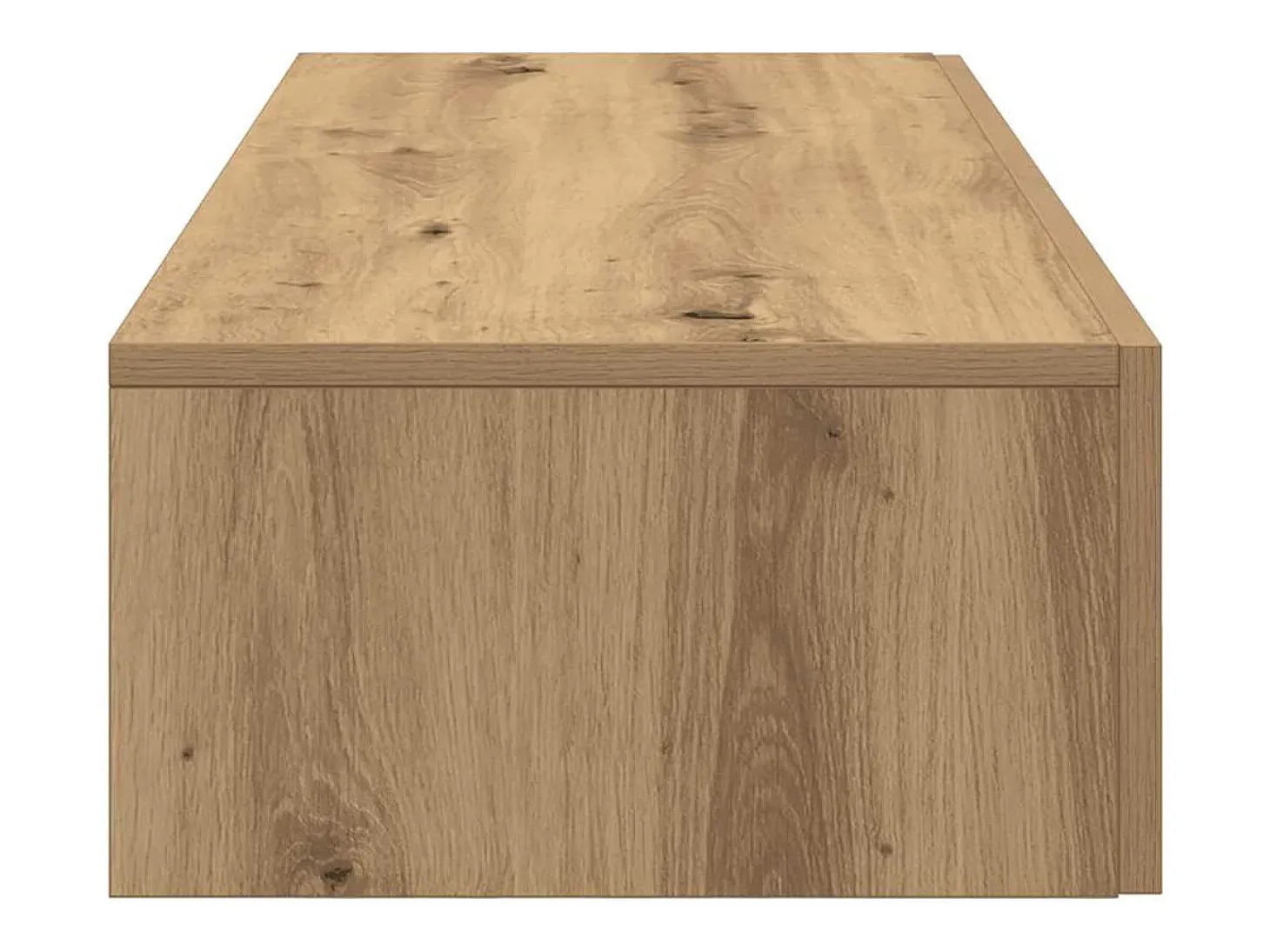 Estante de pared con cajones, roble artesanal, madera de ingeniería.