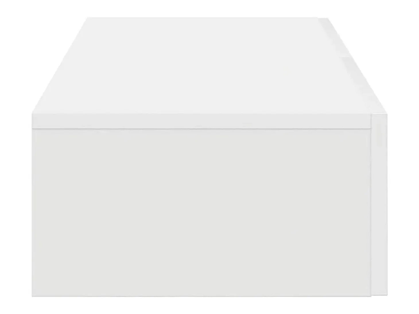 Estante de pared con cajones blanco 80x33x17 cm madera de ingeniería