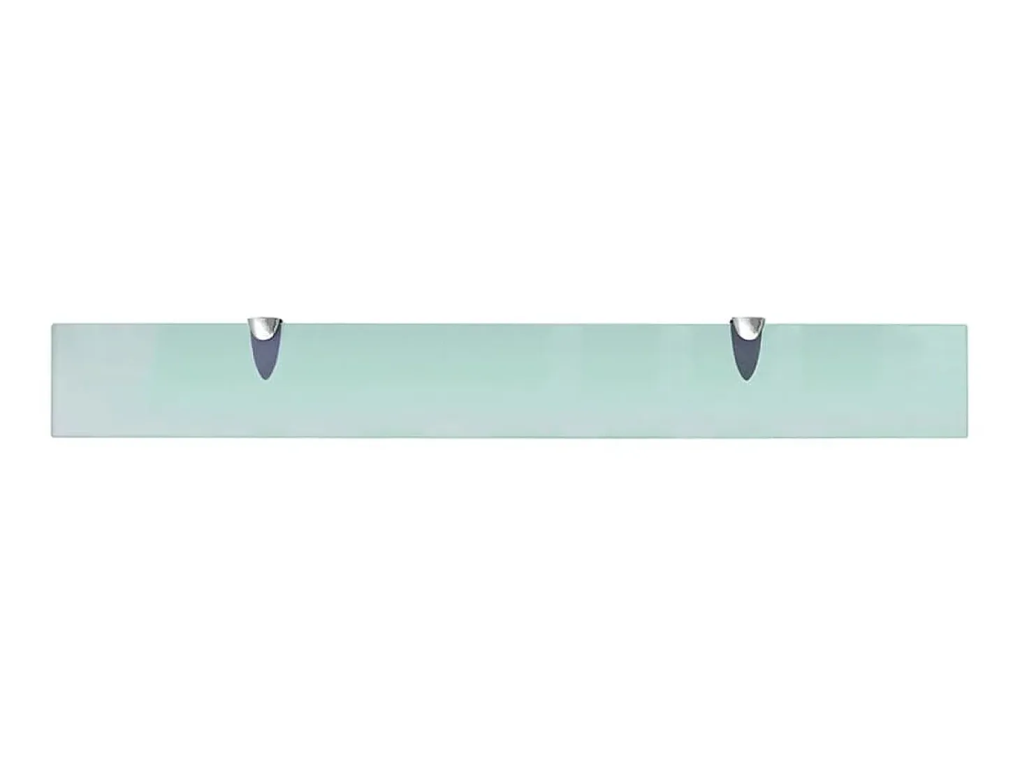 Estante de pared de cristal 80x10 cm 8 mm ES53586