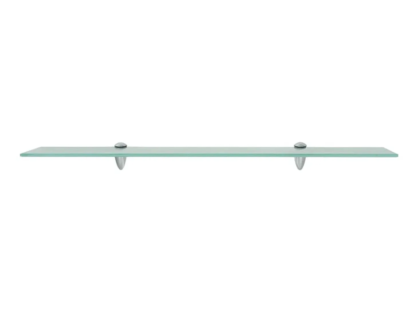 Estante de pared de cristal 80x10 cm 8 mm ES53586