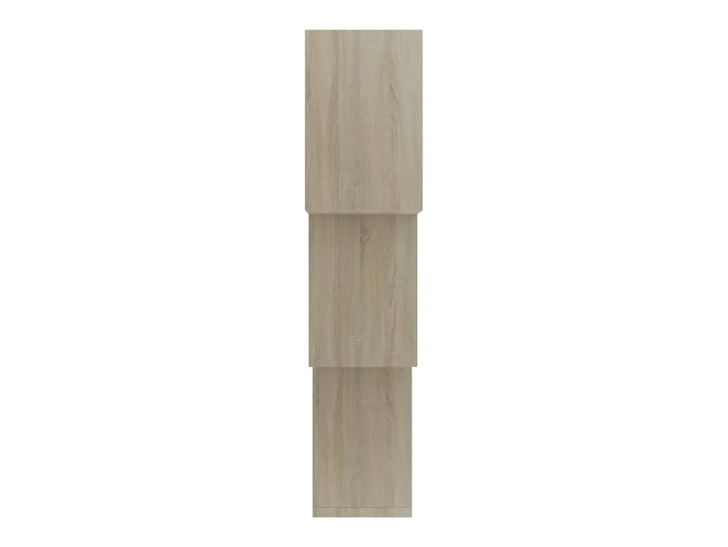 Estante de pared de cubo contrachapada color roble 68x15x68cm ES880037