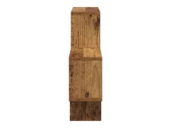 Estante de pared de madera antigua 82 x 15 x 51 cm Madera de ingeniería