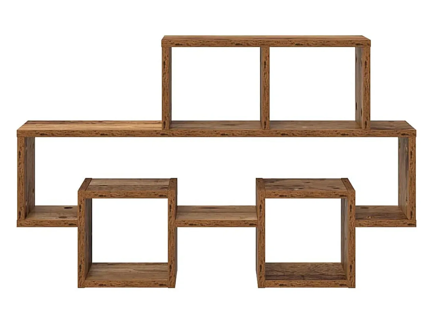 Estante de pared de madera antigua 82 x 15 x 51 cm Madera de ingeniería