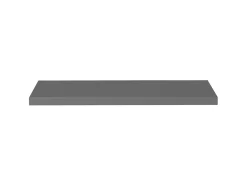 Estante de pared de pared gris con brillo MDF 90x23,5x3,8 cm ES39012