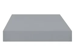 Estante de pared de pared MDF gris 40x23x3,8 cm ES18361