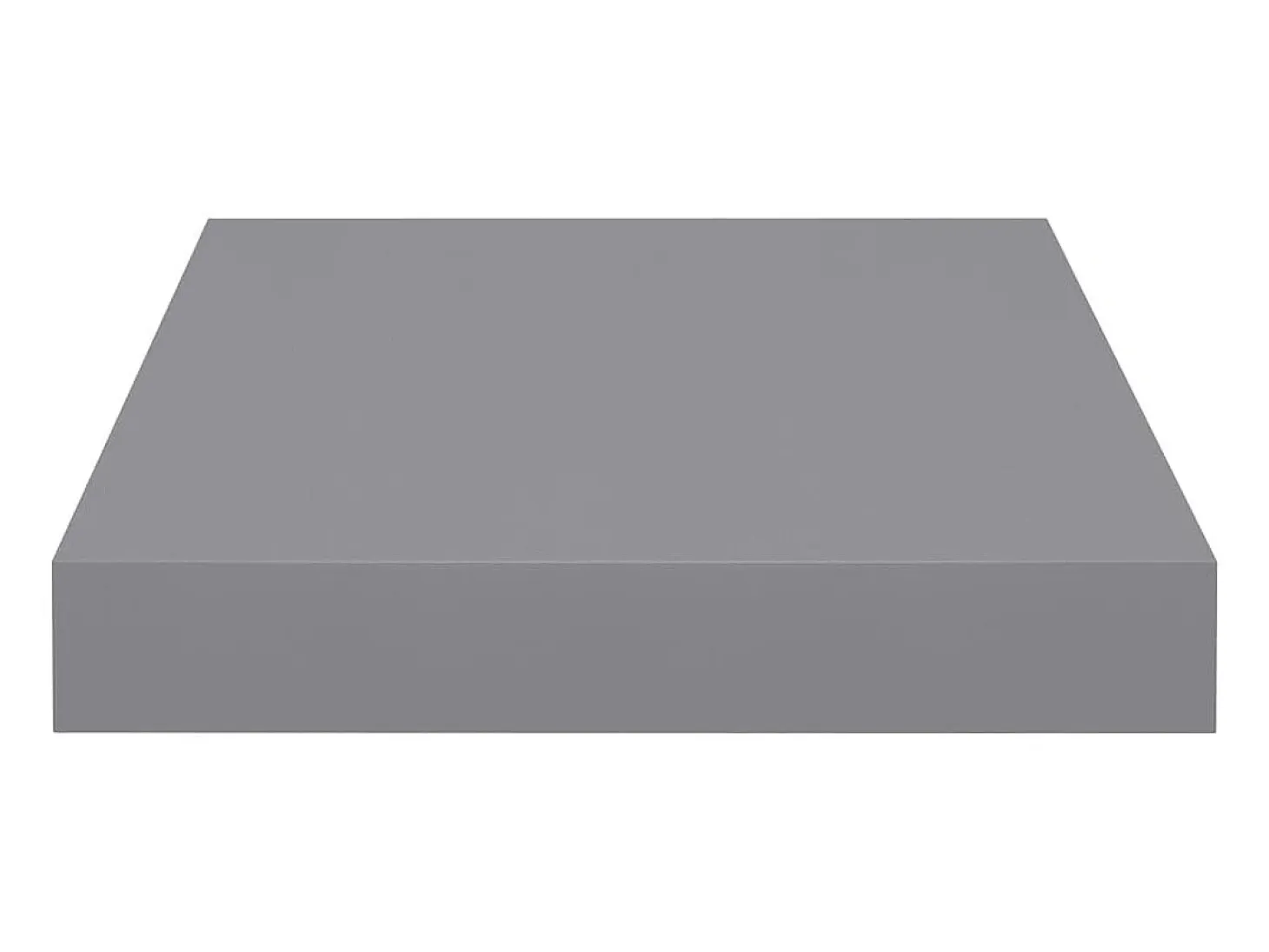 Estante de pared de pared MDF gris 23x23,5x3,8 cm ES51198